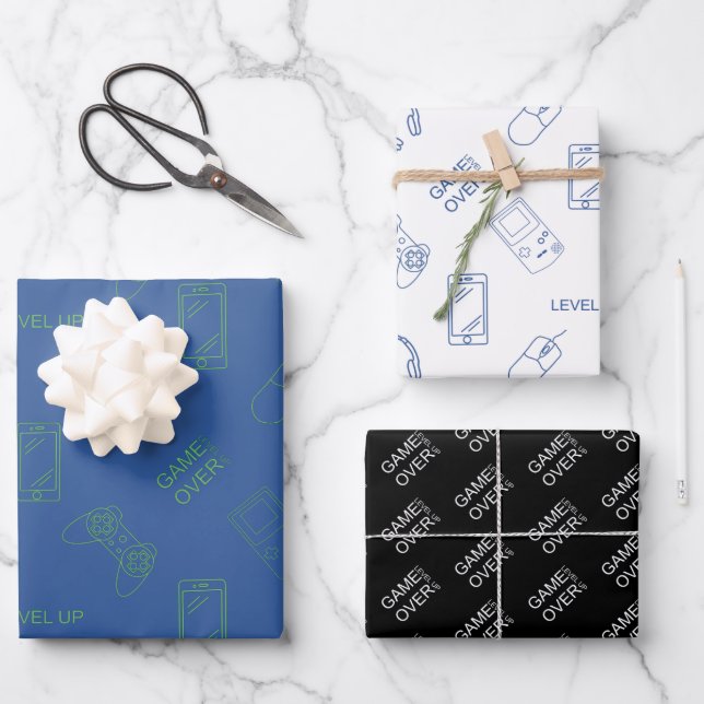 Wrapping Paper Sheets Geschenkpapier Set (Vorderseite)