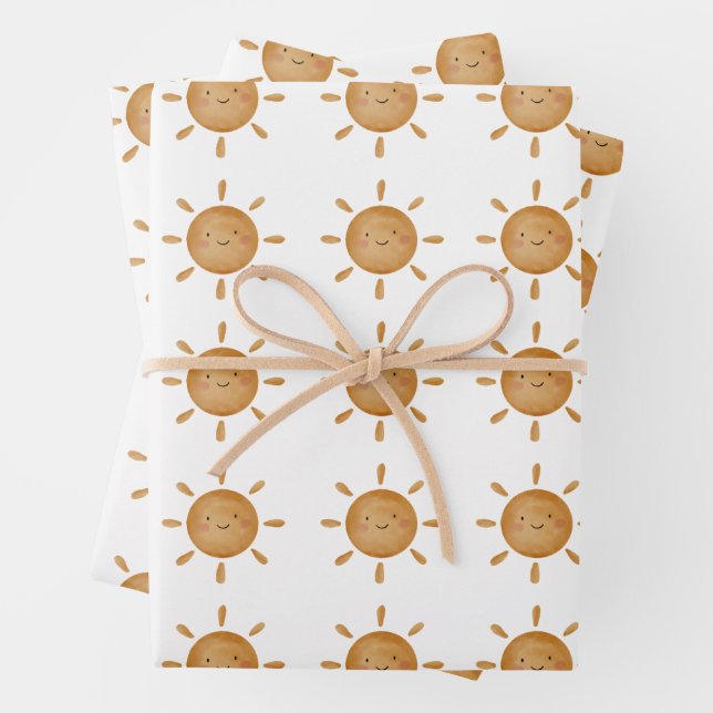 Wrapping Paper Sheets - Sun Geschenkpapier Set (Beispiel)