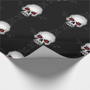 Wrapping Paper Skulls Geschenkpapier
