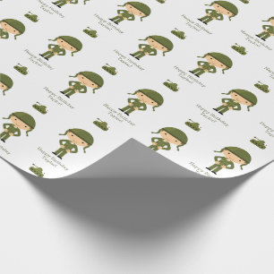 Wrapping Paper - Soldier Gift Wrap Geschenkpapier