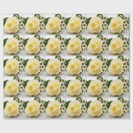 Wrapping Paper von White Rose Valentine Geschenkpapier