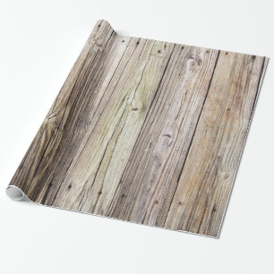 Wrapping Paper (Weathered Wood Boards) Geschenkpapier