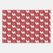 Wrapping Paper White Tibetan Spaniel