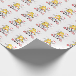 Wrapping Paper zu Ostergnomen Geschenkpapier