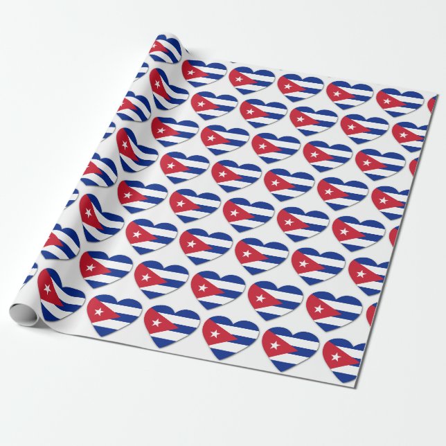 Wrapping Paper zur kubanischen Liebe Geschenkpapier (Ungerollt)