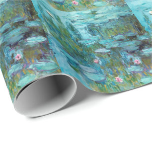Wrappingpaper Claude Monet Nympheas Water Lilies Geschenkpapier