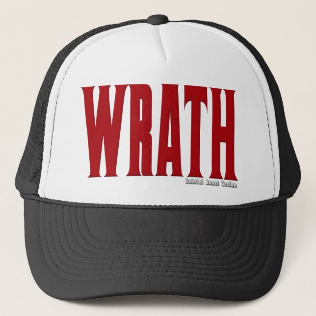 Wrath-Logo Truckerkappe (Vorderseite)