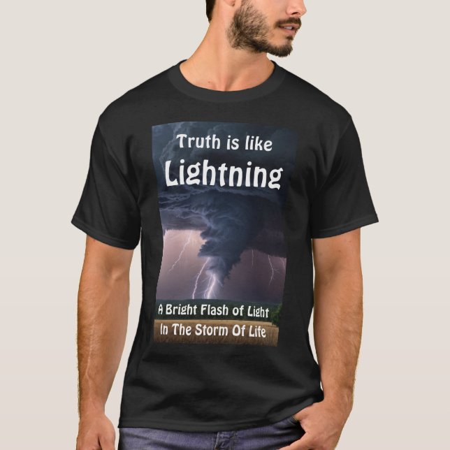 "Wrath of the Sky: Lightning Unleashed" T-Shirt (Vorderseite)