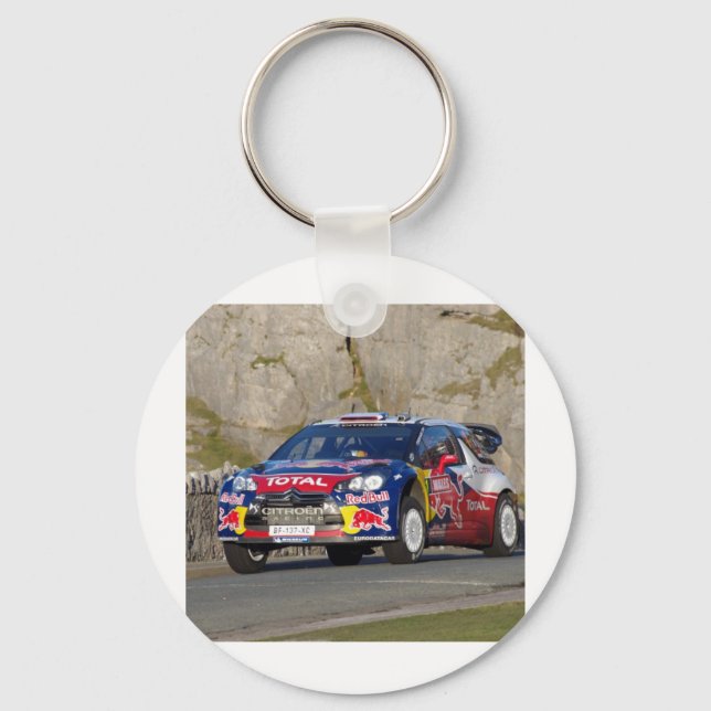 WRC Kundgebung Car Cover Schlüsselanhänger (Vorderseite)