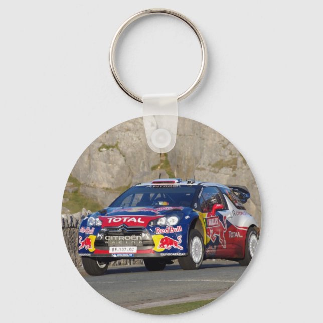 WRC Kundgebung Car Schlüsselanhänger (Vorderseite)