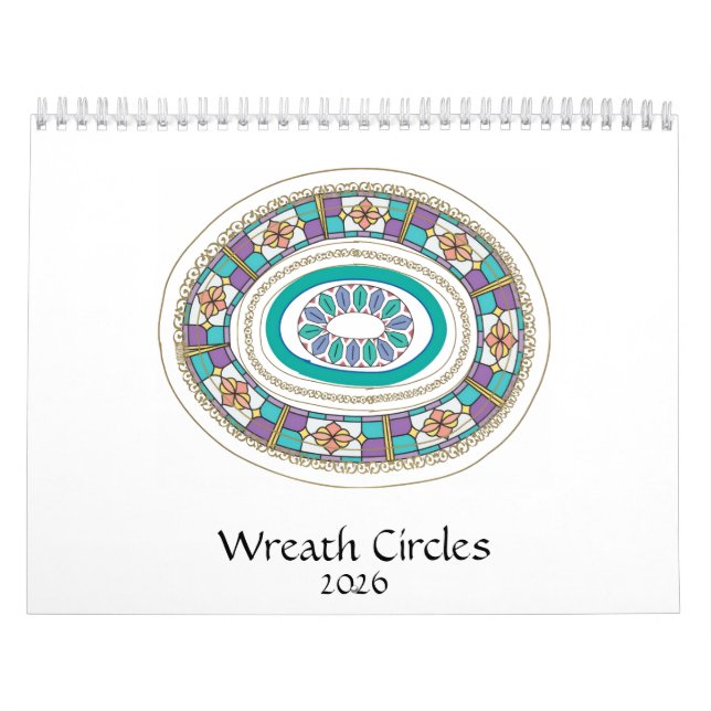 Wreath Circles calendar Kalender (Titelbild)