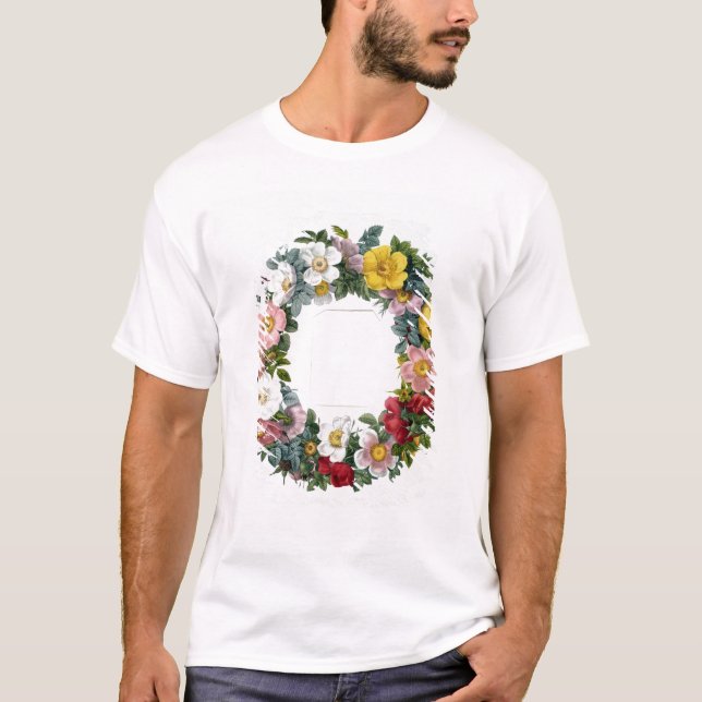 Wreath der Rosen, Frontispiz für 'Les Rosen T-Shirt (Vorderseite)