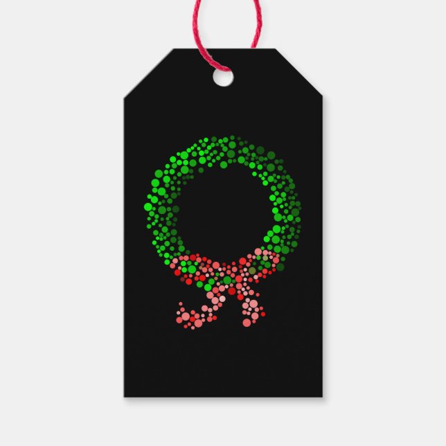 Wreath Gift Tag Geschenkanhänger (Vorderseite)