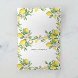 Wreath Mediterranean thank you Bridesmaid card Dankeskarte