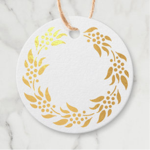 Wreath mit Berries Geschenkanhänger