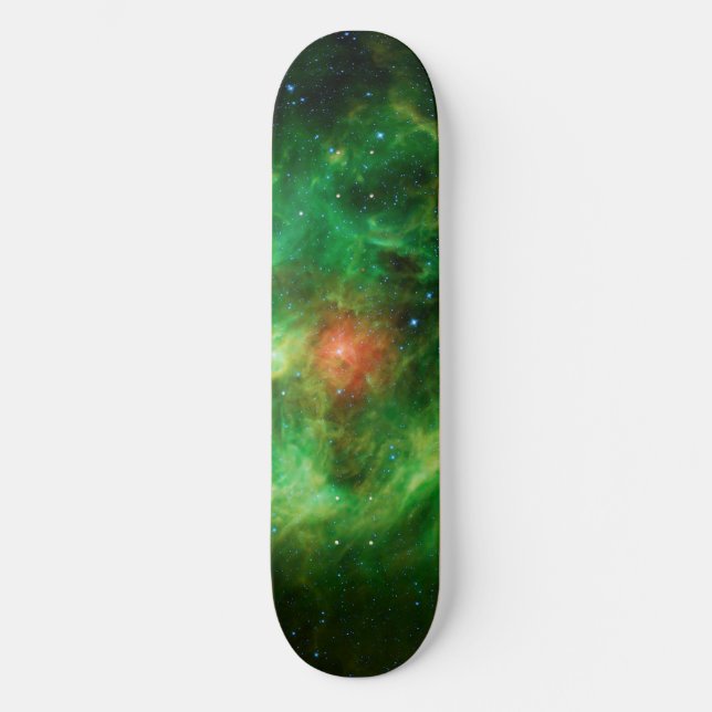 Wreath Nebula, Barnard 3, Milchstraße Skateboard (Vorderseite)