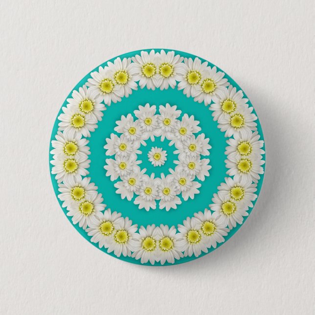 Wreath of Daisies Button (Vorderseite)