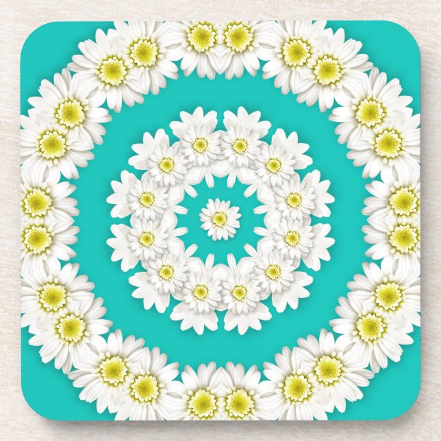 Wreath of Daisies Untersetzer (Vorderseite)