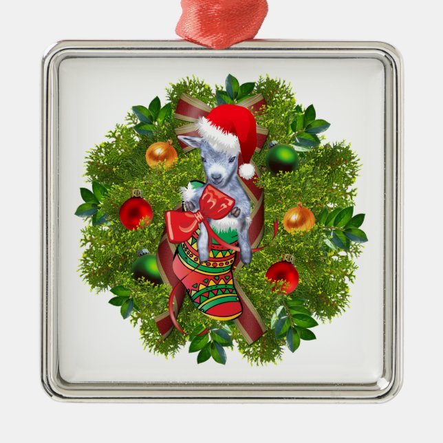 Wreath Ornament Aus Metall (Vorne)