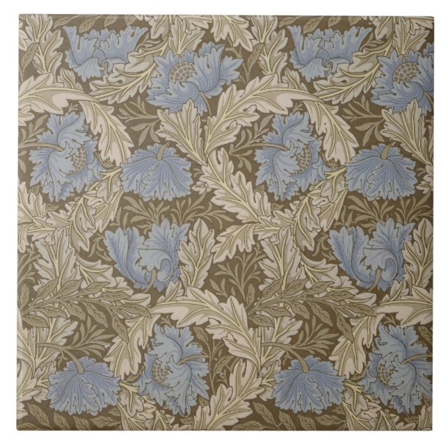 Wreath Pattern (von William Morris) Fliese (Vorderseite)