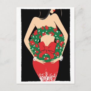 Wreath-Postkarte Postkarte