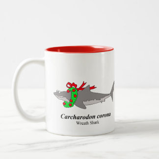 Wreath Shark Zweifarbige Tasse