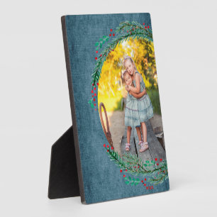 Wreath Tabletop Easel Foto Fotoplatte