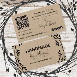 Wreath Vines Handmade | Handgefertigte Visitenkart Visitenkarte