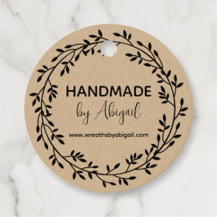 Wreath Vines Handmade Handwerkliches Unternehmen Geschenkanhänger