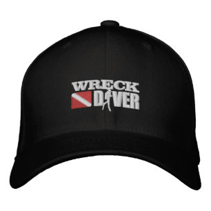 Wreck Diver bestickte Cap Baseballkappe