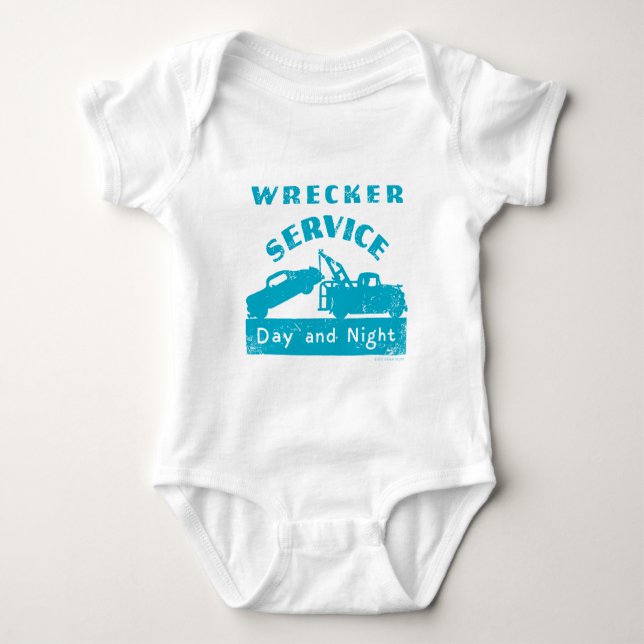 Wrecker-Service-Säuglings-Strampler Baby Strampler (Vorderseite)