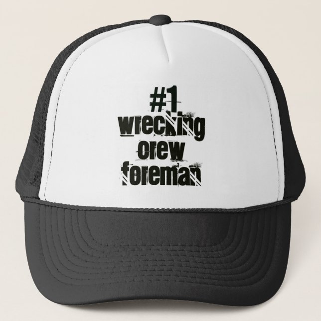 Wrecking Crew Foreman Truckerkappe (Vorderseite)