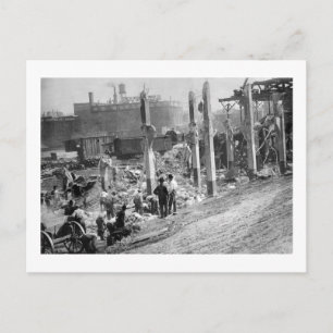 Wrecking Palace of the Fans, Cincinnati, 1911 Postkarte