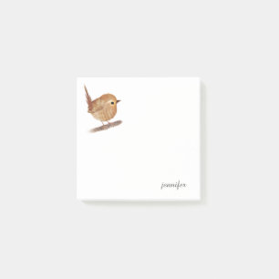 Wren Bird Post-it®-Notizen Post-it Klebezettel