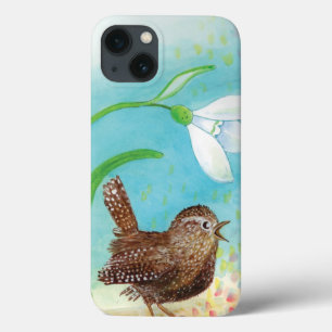 Wren Bird singt in der Morgendämmerung im Frühling Case-Mate iPhone Hülle