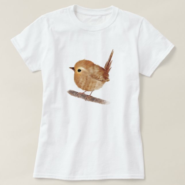 Wren Bird T-Shirt (Design vorne)