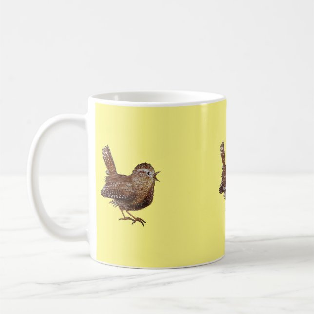 Wren Bird (Troglodytes Troglodytes) Kaffeetasse (Links)
