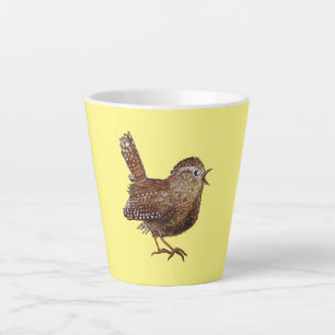 Wren Bird (Troglodytes Troglodytes) Milchtasse