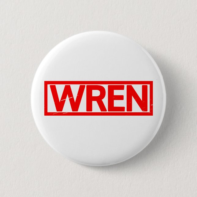 Wren Briefmarke Button (Vorderseite)