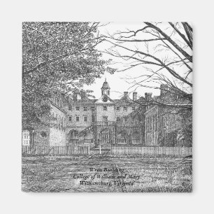 Wren Gebäude Magnet