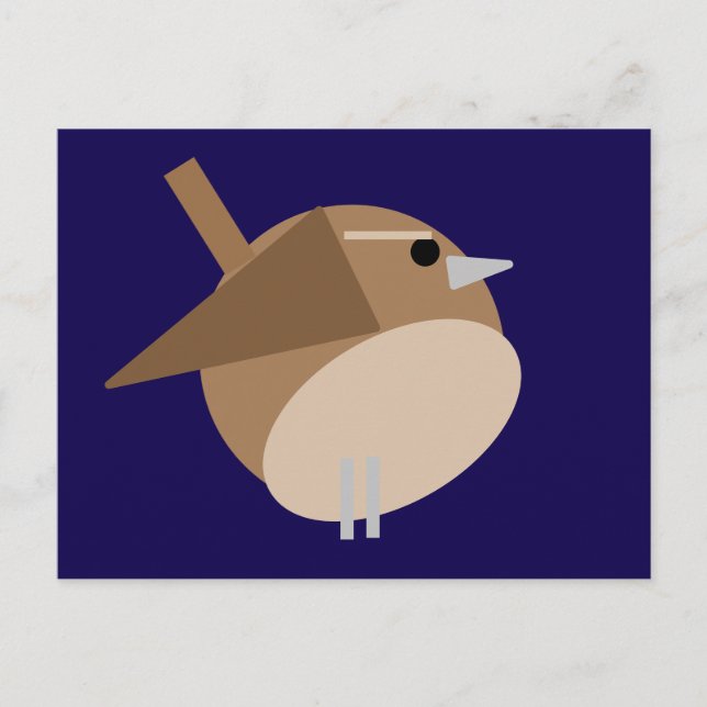 Wren Postcard Postkarte (Vorderseite)