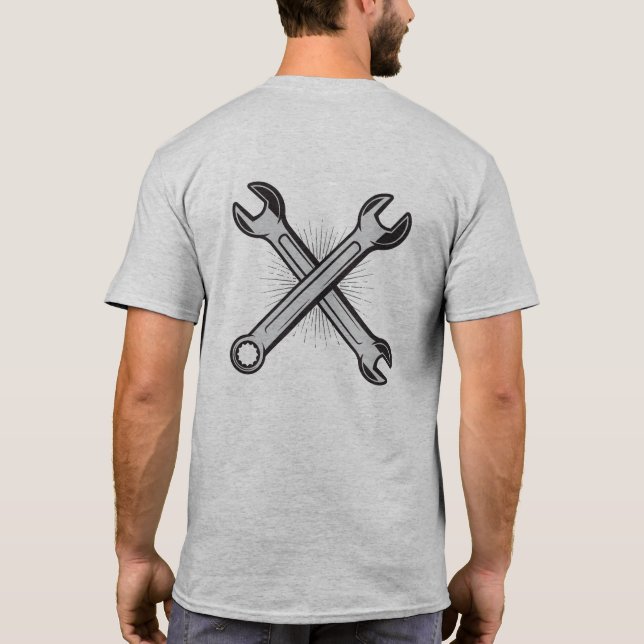 Wrenches - Grau T-Shirt (Rückseite)