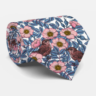 Wrens in den Rose Krawatte