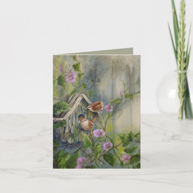 Wrensday Dankeskarte (Vorderseite)