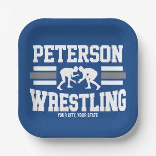 Wrestler ADNAME School Athlete Wrestling Team Pappteller