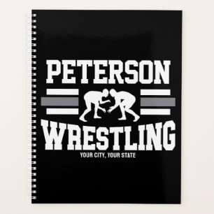 Wrestler ADNAME School Athlete Wrestling Team Planer