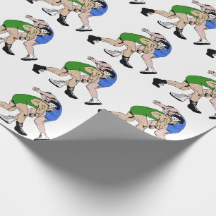 Wrestler Geschenkpapier