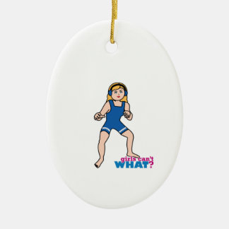 Wrestler - Licht/Blonde Keramikornament