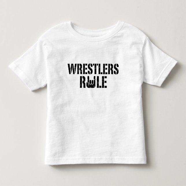 Wrestler-Regel Kleinkind T-shirt (Vorderseite)