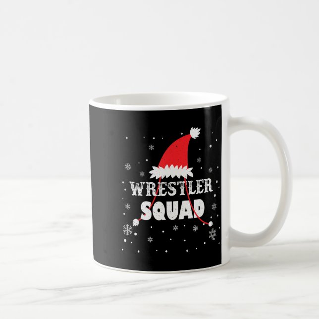 Wrestler Squad Christmas Wrestling Matching Xmas  Kaffeetasse (Rechts)